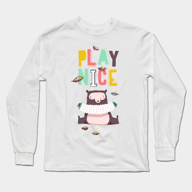 play nice Long Sleeve T-Shirt by 3antsinarow